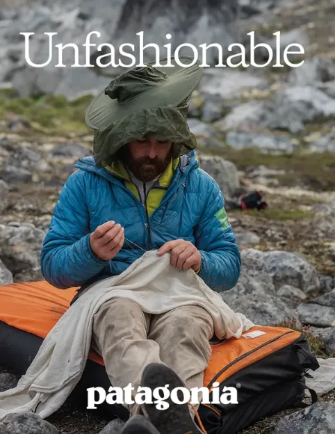 Patagonia’s “Unfashionable” Worn Wear campaign: environmental activism as the product, not the marketing.
